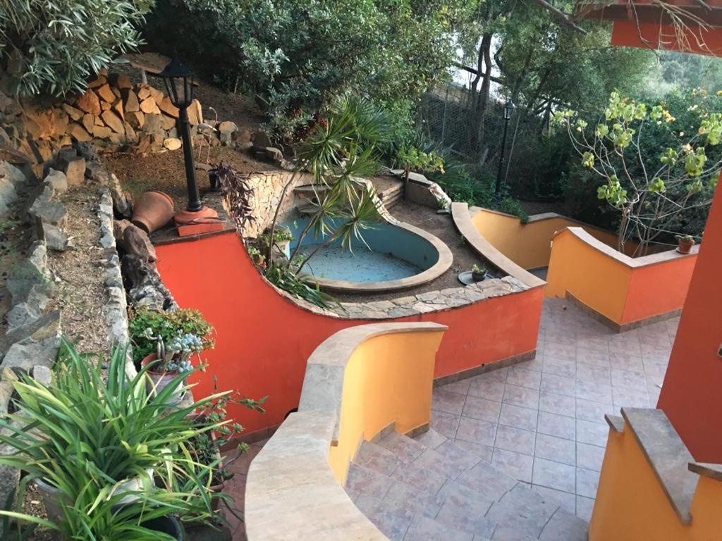 Villa Con Giardino Vista Mare Capitana Exterior foto