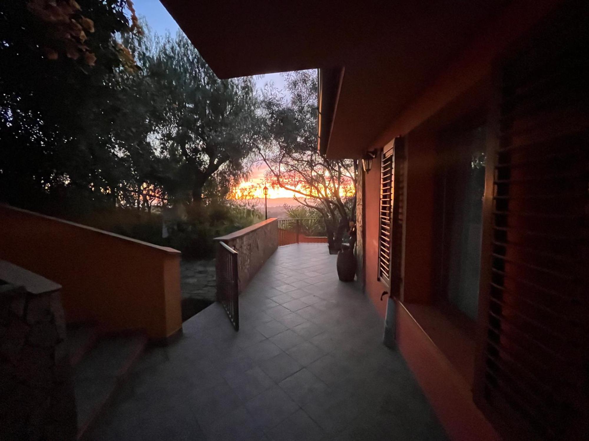 Villa Con Giardino Vista Mare Capitana Exterior foto